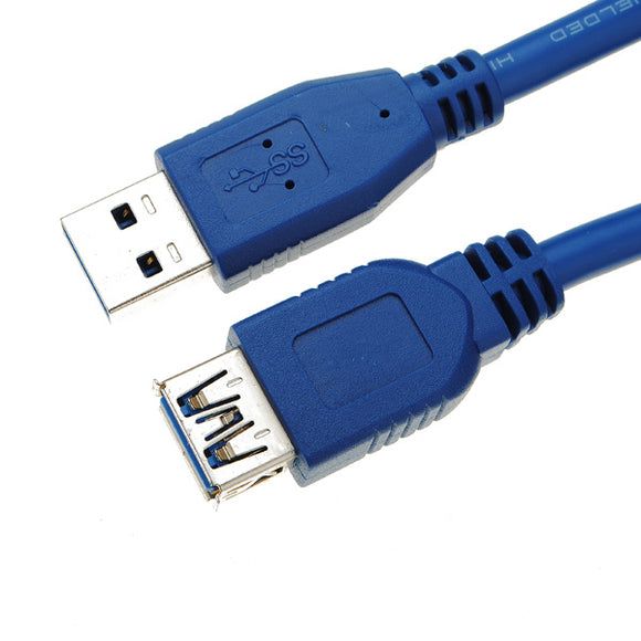 1.5M USB 3.0 Male Plug to Female Jack M-F Extension Cable Leads Cord
