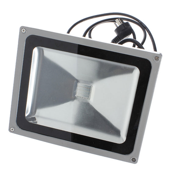 30W 2700-3000LM Waterproof RGB Color RC LED Flood Light 85-265V