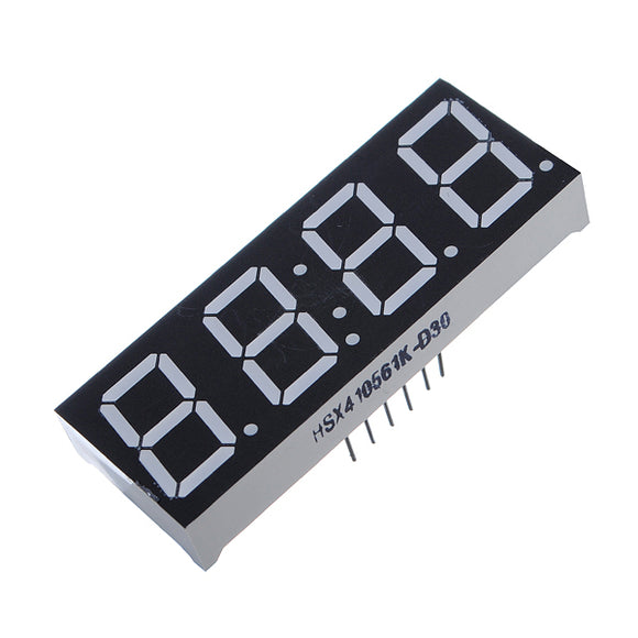 10Pcs 7-Segment 0.56 Inch 4 Digit 12 Pins Red LED Display For Arduino