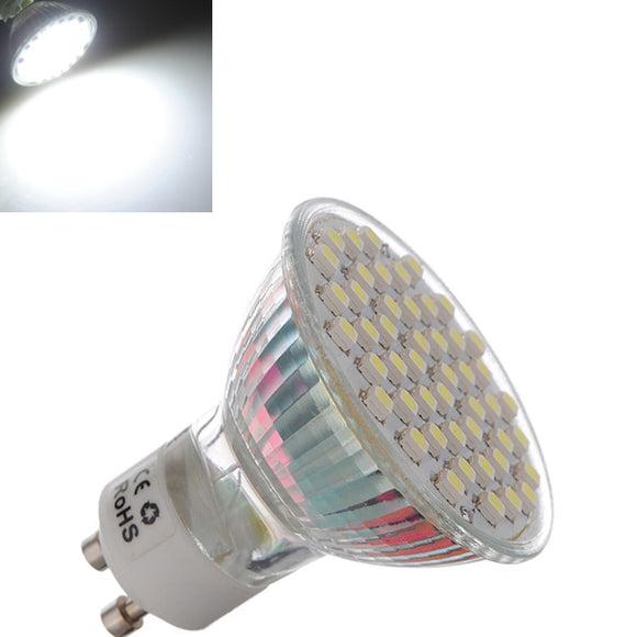 GU10 3W Pure White 48 3528 SMD LED Spot Down Light Bulb 195-240V AC