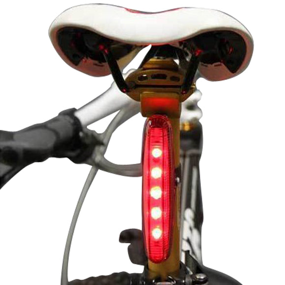 5 LED 3 Mode Bicycle Bike Rear Tail Lamp Light Red