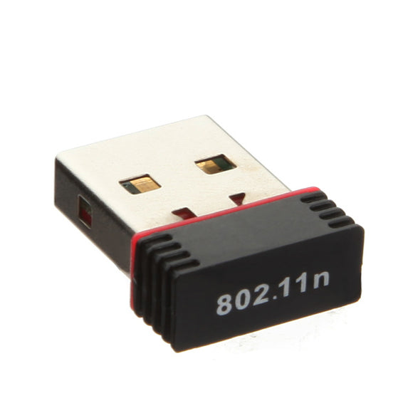 2XMini 150Mbps USB WiFi Wireless Adapter Network LAN Card 802.11 n/g/b