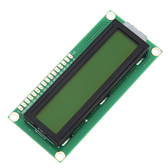 10Pcs Yellow Backlight 1602 Character LCD Display Module For Arduino