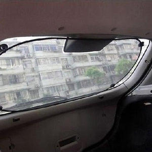 2x Car Side Rear Window Sunshade Cover Visor Shield Black