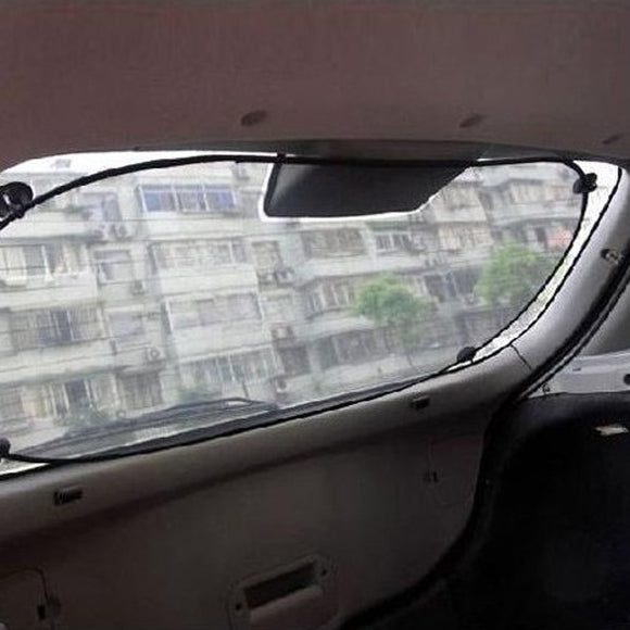 2x Car Side Rear Window Sunshade Cover Visor Shield Black