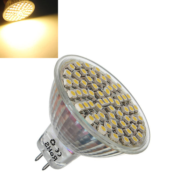 MR16 4W Warm White 360LM SMD 3528 LED Spot Lightt Bulb 12V DC