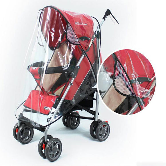 Baby Rain Wind Snow Sleet Cover for Single Jogger Stroller