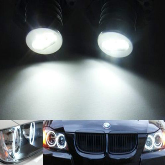 BMW E90 E91 325i 328i 335i 4D 05-09 Angel Eyes LED Marker White 6W