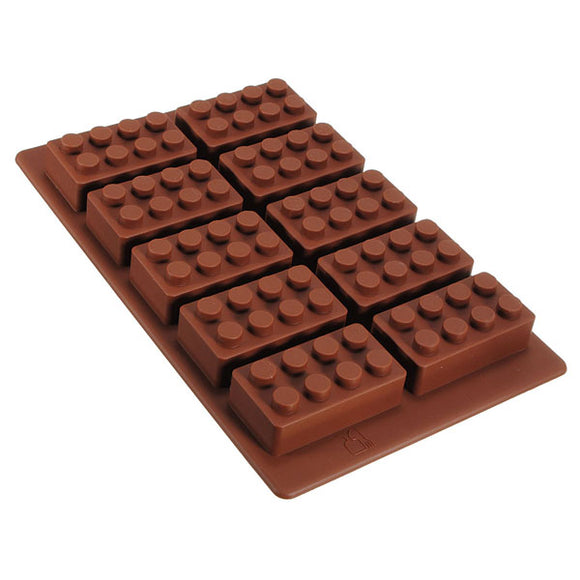 Brick Pattern Silicone Ice Cube Jelly Tray Maker Chocolate Mold