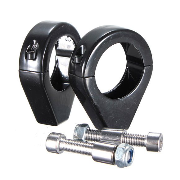 39mm Turn Light Relocation Fork Mounts Clamps for Harley