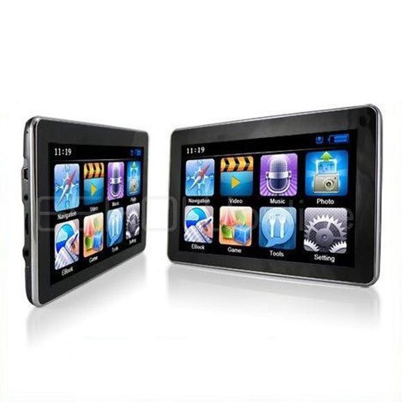 4.3 Inch Car GPS Navigator 4GB Memory Multifunctional with BT Function