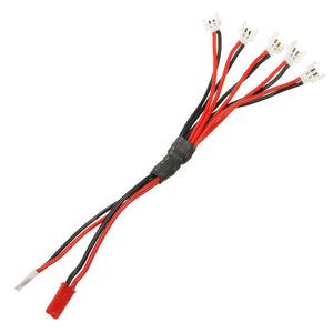 2 In 5 JST Plug Connector With Wire Cable 15cm For RC Helicopter Model