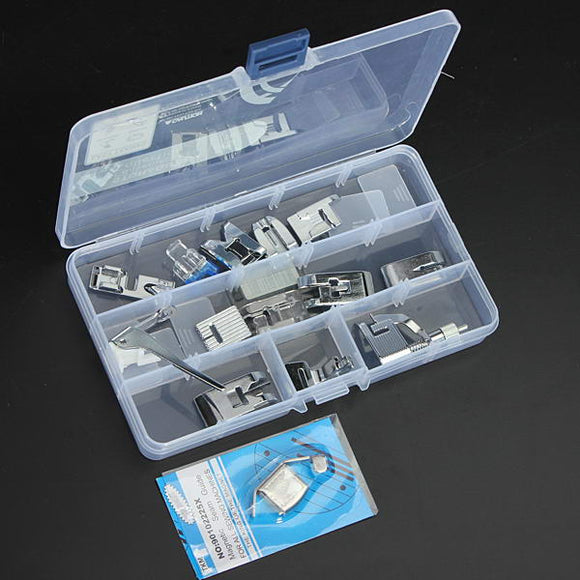 15 Pcs Sewing Machine Kit Foot Feet Accessory Set For Janome Toyota
