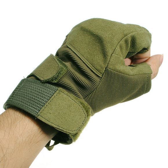 Cycling Hellstorm Tactical Glove Half Finger Arm Green