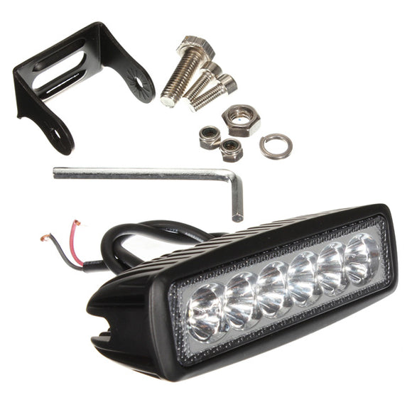 18W 6LED Spot work Lamp Light Off Roads For Trailer Off Road