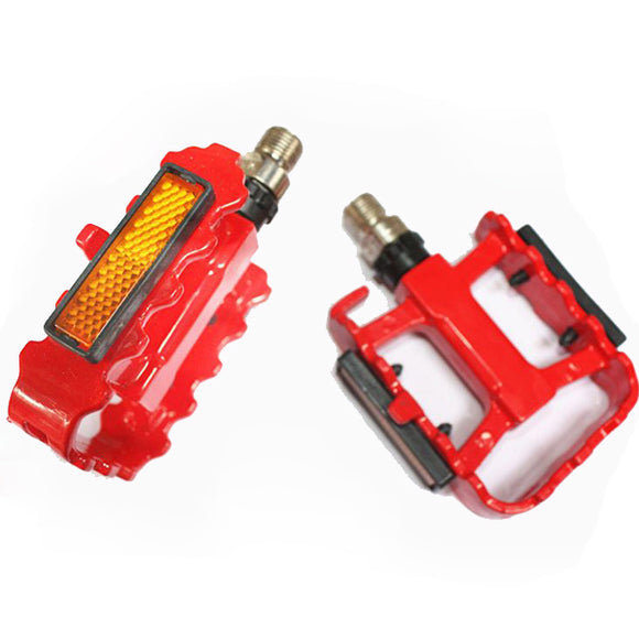 Aluminum Alloy Bike Bicycle Foot Bearing Pedal With Reflector