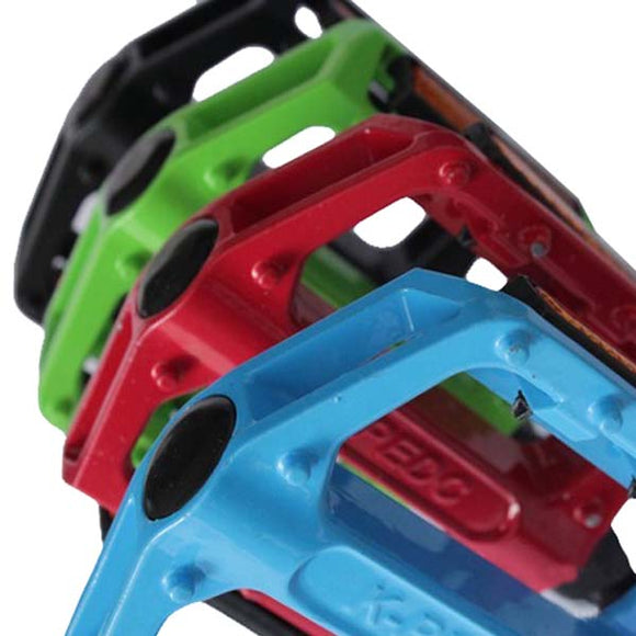 Colorized Aluminum Alloy Bicycle Pedals Equiped With Reflectors