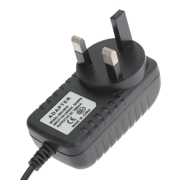 WEI-0910 UK 9V 1A CCTV Security Camera Monitor Power Supply Adapter