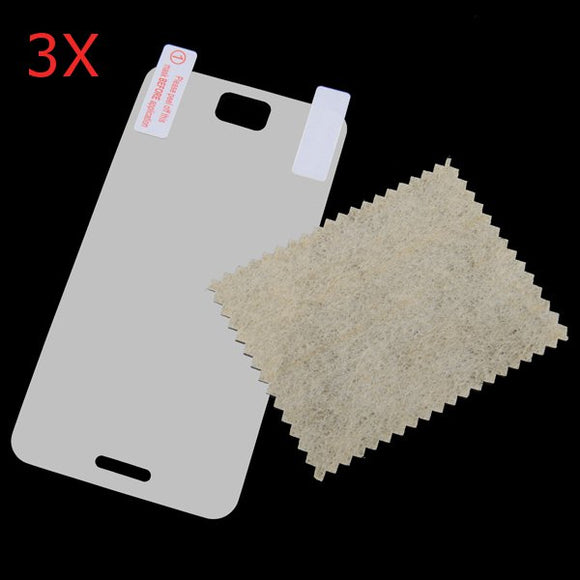 3 X Crystal Clear Screen Protector Film Guard Case For JIAYU JY G2