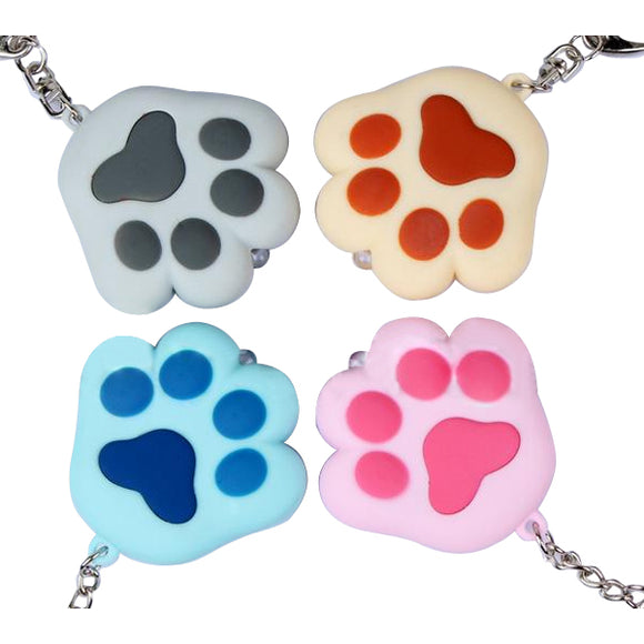 Band LED Light Sound Cat Claw Key Chain  Color Optional