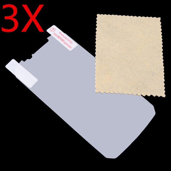 3X Screen Protector Clear Skin Film For Motorola MB855