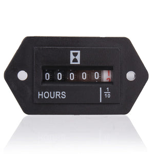 6-80V DC Hour Meter Low Power Consumption Bezel Firm Durable