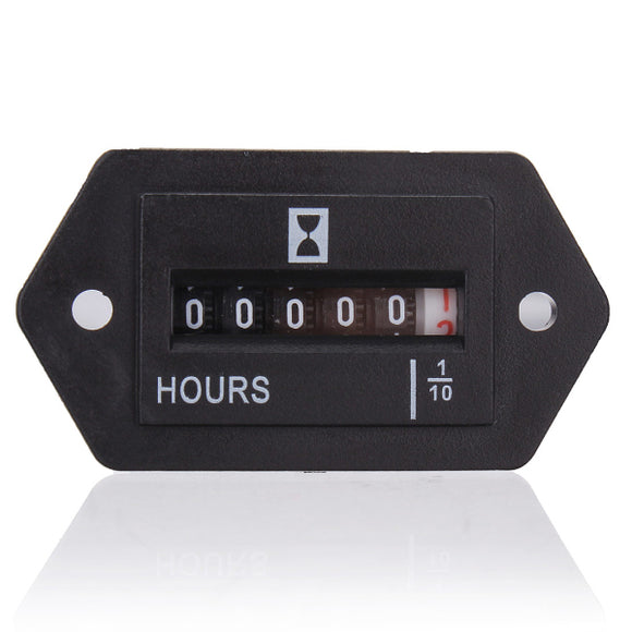 6-80V DC Hour Meter Low Power Consumption Bezel Firm Durable