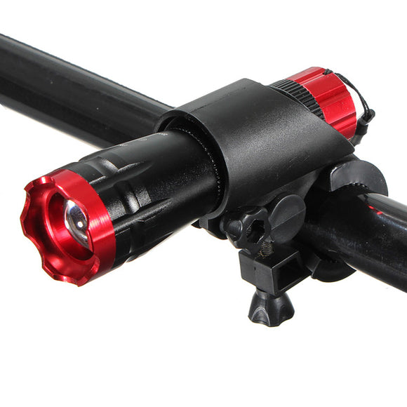 XPE Q5 240LM 3modes Zoomable Bicycle LED Flashlight With Mount