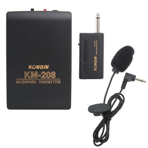 Wireless Clip-on MIC Mini Microphone Transmitter Headset