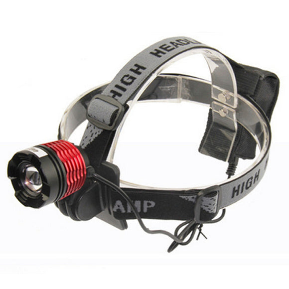 XM-L T6 LED Headlight 3-Mode Adjustable Bicycle Headlamp