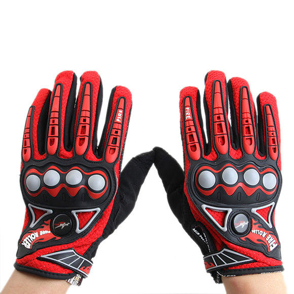 Full Finger Safety Bike Motorcycle Racing Gloves for Pro-biker MCS23