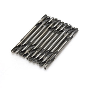 10PCS Double Ended HSS Stub Metal Drill Bits End Set Stell Tools
