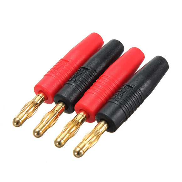 4Pcs B7 4mm Wire Music Speaker Cable Banana Plug Connector