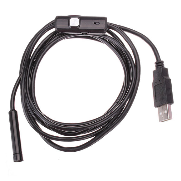 2M USB Borescope Endoscope Waterproof Inspection Snake Tube Camera