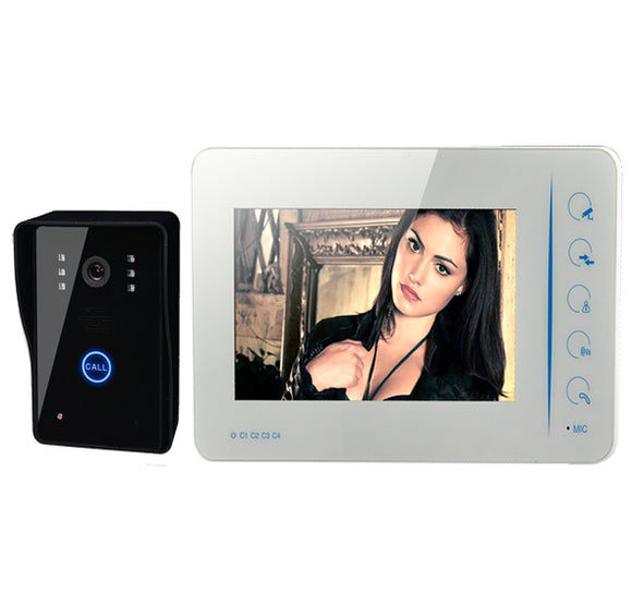 ENNIO SY807MJ11 7inch Video Door Phone Home Intercom Doorbell