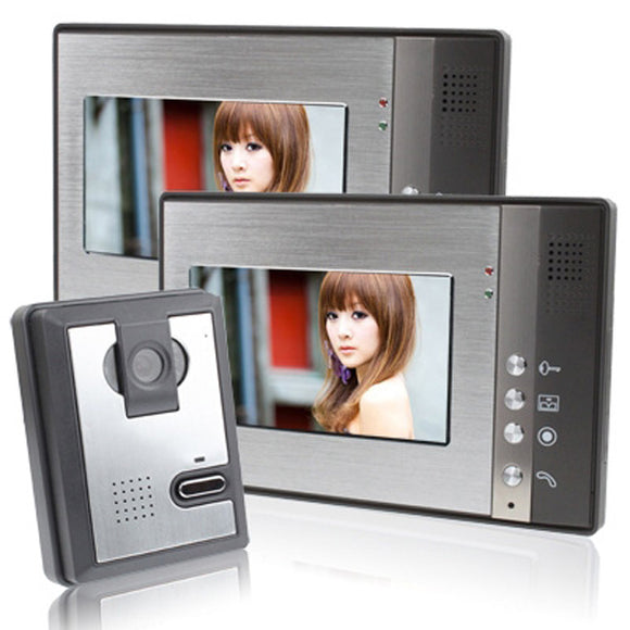 ENNIO SY802MA12 7inch Video Door Phone Home Intercom Doorbell