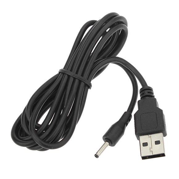 Black Round Head Interface USB Cable For Tablet PC