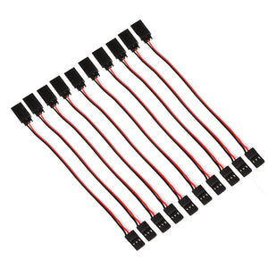 10 x 15cm 60 Cores Servo Extension Wire Cable For Futaba JR
