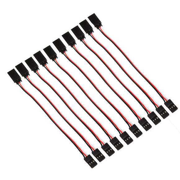 10 x 15cm 60 Cores Servo Extension Wire Cable For Futaba JR