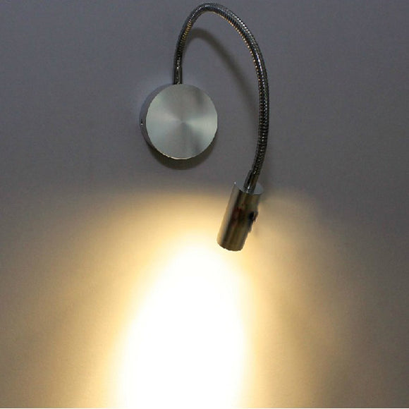 3W LED Spot Lightt Warm White Wall Light With Switch AC 220V