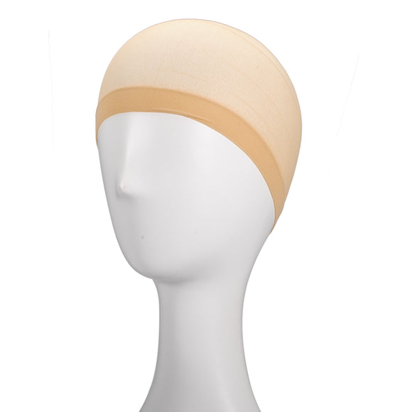 2Pcs Wig Cap Polyester Stretch Stocking Elastic Liner Mesh