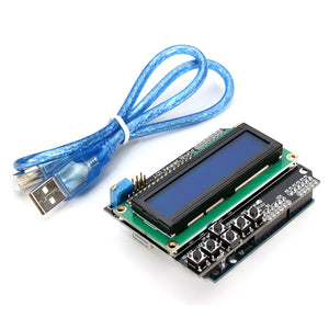 Geekcreit UNO R3 USB Development Board With LCD 1602 Keypad Shield Kit For Arduino