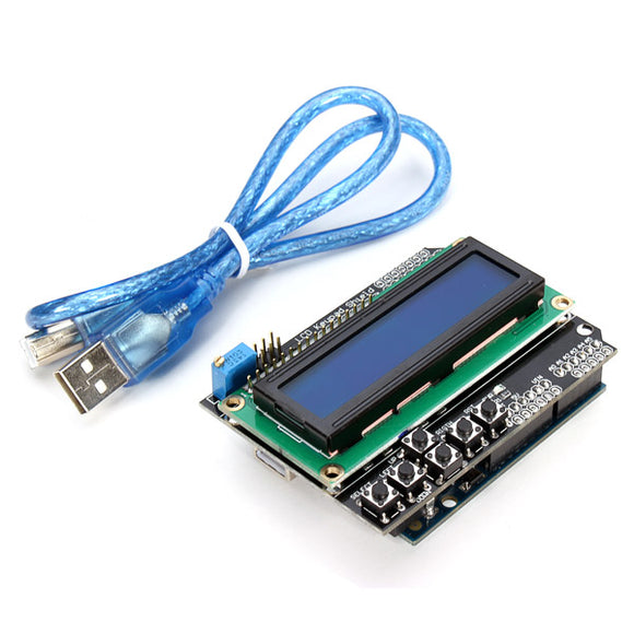 Geekcreit UNO R3 USB Development Board With LCD 1602 Keypad Shield Kit For Arduino