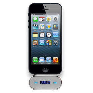 3.5mm Car FM Transimittervs Hands Free for iPad iPhone 3G Lcd Display