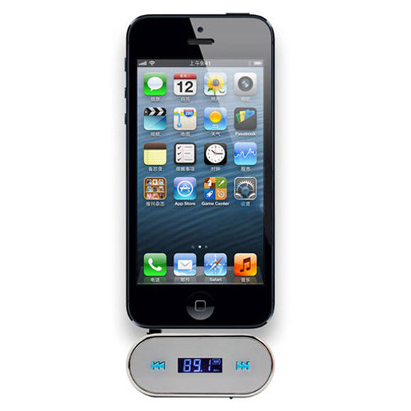 3.5mm Car FM Transimittervs Hands Free for iPad iPhone 3G Lcd Display