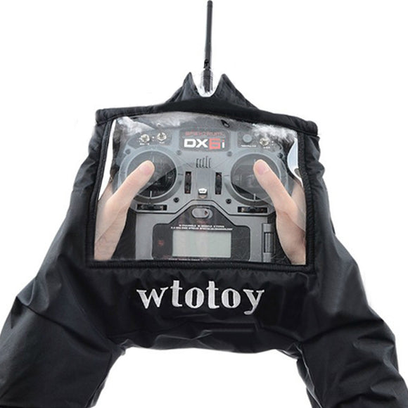 Warm Glove Cold Air Shield Hood Hand Warmer Case for RC Transmitter