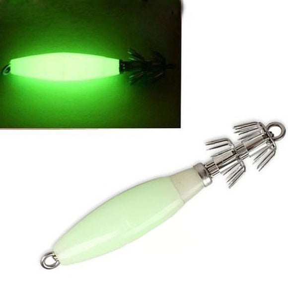 ZANLURE 95mm*0.9mm Luminnecent Squid Jig Hook Bait Fishhook