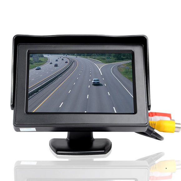 CSX43D-A1 4.3 Inch Car Monitor Desktop LCD Digital Display Black