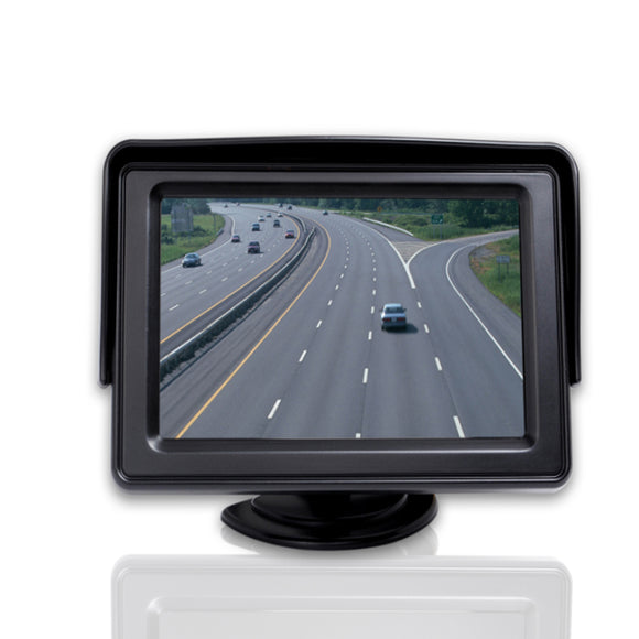 4.3 Inch Thin LCD Digital Car Display Key Functional Egulation