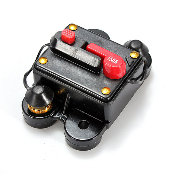 150A Car Marine Boat Bike Stereo Audio Inline Circuit Breaker Fuse